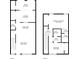 Detailed floor plan of a two-story home, showcasing the layout of each room and their dimensions at 2808 Revere Ct, Casselberry, FL 32707