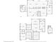 Floor plan shows layout of the home, including kitchen, living room, bedrooms and bathrooms at 3332 Stonewood Ct, Orlando, FL 32806