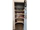 Organized pantry showcasing ample storage with well-stocked shelves at 3998 Bedford Ave, Winter Haven, FL 33884