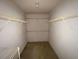Walk-in closet with built-in shelving at 6042 Wade St, Leesburg, FL 34748