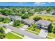 A lovely aerial view of the home with well-maintained lawns and tree-lined streets at 721 Lake Cove Pointe Cir, Winter Garden, FL 34787