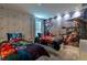 Whimsical bedroom design with vibrant character murals, creating an exciting and playful space for children at 901 Ocean Course Ave, Davenport, FL 33896