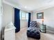 Cozy office featuring a comfortable chaise lounge, natural light, and stylish decor at 1078 Vinsetta Cir, Winter Garden, FL 34787