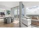 Dining area with city views and bar at 150 E Robinson St # 2812, Orlando, FL 32801