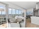 Bright living room with floor-to-ceiling windows and city views at 150 E Robinson St # 2812, Orlando, FL 32801