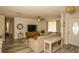 Cozy living room featuring modern floors, a comfortable sofa, and natural light at 1529 Glastonberry Rd, Maitland, FL 32751