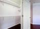 Walk-in closet with metal racks and shelving at 1772 Garden Sage Dr, Oviedo, FL 32765