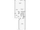 Detailed floor plan showcases the layout of the home's first level, including the kitchen and living spaces at 1772 Garden Sage Dr, Oviedo, FL 32765