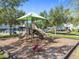 Outdoor community playground offers fun for children with slide and ladder at 1772 Garden Sage Dr, Oviedo, FL 32765