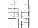 Detailed floor plan showcasing the layout with bedrooms, bathrooms, living spaces, and garage at 3222 Sweet Acres Pl, St Cloud, FL 34772