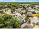 Neighborhood aerial view showcases homes and lush greenery, situated near a tranquil lake at 4027 Lakeside Reserve Ct, Orlando, FL 32810