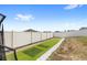 Backyard with a custom putting green and practice area is great for the golf enthusiast at 4215 Swan St, Haines City, FL 33844