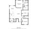 Floor plan of a 1,381 sq ft home featuring 3 bedrooms, 2 baths, kitchen, dining area, living room and laundry at 4215 Swan St, Haines City, FL 33844