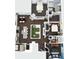 3D floor plan of a stylishly furnished home featuring 3 bedrooms, 2 baths, kitchen, living room and laundry at 4215 Swan St, Haines City, FL 33844