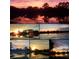 Collage of sunsets over water at 516 Fort Smith Blvd, Deltona, FL 32738