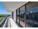 Enjoy city views from this condo's spacious balcony with sliding glass doors at 530 E Central Blvd # 1702, Orlando, FL 32801
