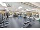 Well-equipped gym with modern exercise machines and ample space for workouts at 530 E Central Blvd # 1702, Orlando, FL 32801