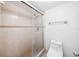 Tiled shower with glass door at 530 E Central Blvd # 1702, Orlando, FL 32801