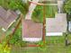 Aerial view of home showcasing the backyard at 5481 Nokomis Cir, Orlando, FL 32839