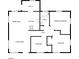 Layout displays bedrooms, living spaces, kitchen, dining, utility room, and bath at 619 Carver Dr, Lake Wales, FL 33853