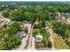 Aerial view of property and homes in neighborhood and surroundings at 7506 Mott Ave, Orlando, FL 32810