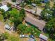 Bird's-eye view of property, highlighting its lot size, boundaries, and proximity to neighboring residences at 7506 Mott Ave, Orlando, FL 32810