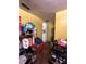Spacious storage room with metal shelving and visible utilities, ideal for organizing household items at 7506 Mott Ave, Orlando, FL 32810