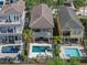 Stunning backyard with private pool, spa, lounge area and covered patio, perfect for relaxation and entertainment at 960 Golden Bear Dr, Reunion, FL 34747