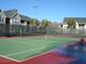 Outside tennis court with lush green playing surface at 1071 S Hiawassee Rd # 1211, Orlando, FL 32835