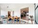 Dining area with seating for four that leads to open concept kitchen at 1202 Chichester St, Orlando, FL 32803