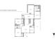The home's floor plan reveals layout of the bedrooms, bathrooms, and the living spaces at 1202 Chichester St, Orlando, FL 32803