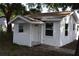 Charming single-story home featuring white stucco and a welcoming covered porch, perfect for enjoying quiet moments at 1518 Indiana St, Orlando, FL 32805