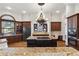 Bright kitchen featuring custom cabinets, granite countertops and stainless steel appliances at 1716 Greystone Ct, Longwood, FL 32779