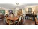 Elegant dining room with a hardwood floors and a large table at 195 E Faith Ter, Maitland, FL 32751