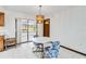 Dining area featuring an elegant chandelier and views to the outside at 2007 Peach Tree Blvd, St Cloud, FL 34769