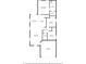 Floor plan showing the layout of the house, including living room, kitchen, bedrooms, and bathrooms at 2618 Sidney Ave, Orlando, FL 32810