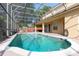 Beautiful screened-in pool with crystal-clear water, surrounded by a spacious deck for relaxation and entertainment at 2780 Running Springs Loop, Oviedo, FL 32765