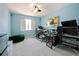 Bright, spacious room with a window, ceiling fan, and carpet, perfect for relaxation or recreation at 2952 Boating Blvd, Kissimmee, FL 34746