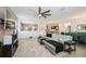 Spacious open-concept living space with views of the dining area and kitchen at 2952 Boating Blvd, Kissimmee, FL 34746