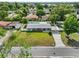 Expansive aerial view of the home and neighborhood showcasing the home's placement at 4604 S Shore Rd, Orlando, FL 32839