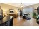 Comfortable living room with hardwood floors and natural light at 5126 Rishley Run Way, Mount Dora, FL 32757