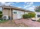 Backyard exterior with ADT security sign at 6019 Long Peak Dr, Orlando, FL 32810