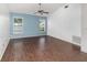 Bedroom with tile flooring, ceiling fan, and natural light at 6019 Long Peak Dr, Orlando, FL 32810