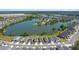 A picturesque lakeside community featuring attractive single-Gathering homes and serene water views at 6728 Great Bear Dr, Lakeland, FL 33805