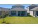Spacious backyard with a covered patio area ideal for outdoor entertaining at 6728 Great Bear Dr, Lakeland, FL 33805