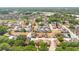 Overhead shot displaying a tranquil neighborhood with tree-lined streets and well-spaced homes at 720 Lakeside Dr, Winter Springs, FL 32708