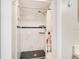 Elegant bathroom featuring a tiled shower with a stylish shower curtain at 720 Lakeside Dr, Winter Springs, FL 32708