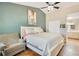 Cozy main bedroom boasts natural light, and a spacious layout at 720 Lakeside Dr, Winter Springs, FL 32708