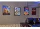 Recreation room with movie posters on the wall, featuring Aladdin and Jurassic Park at 7584 Marker Ave, Kissimmee, FL 34747