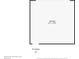 Floor plan of the detached garage; measuring 20'1